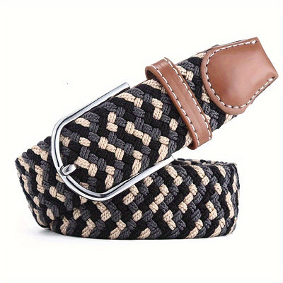 Men's Canvas Belt Women's Elastic Belt Korean Version Elastic Elastic Belt Golf Belt