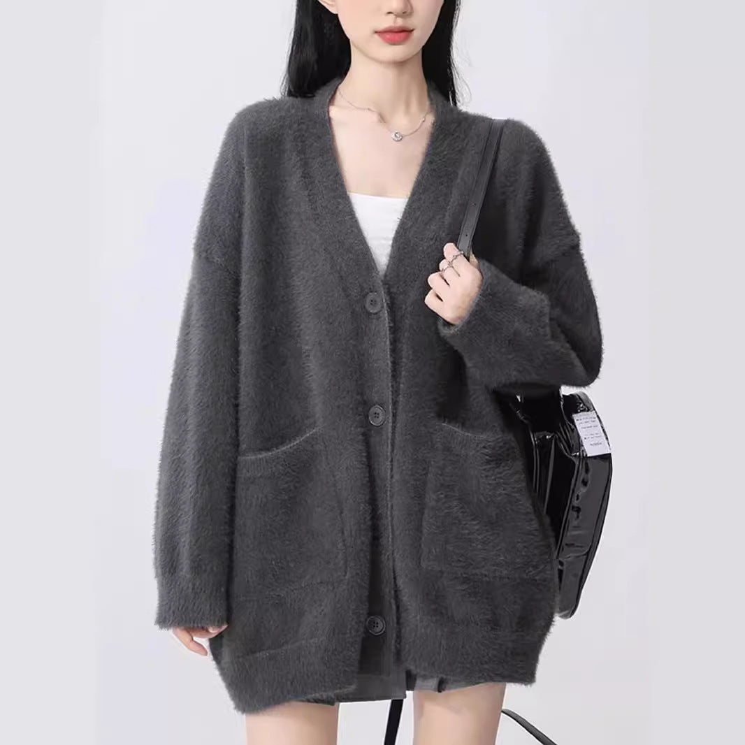 Women's High-grade Loose Soft Glutinous Lazy Coat