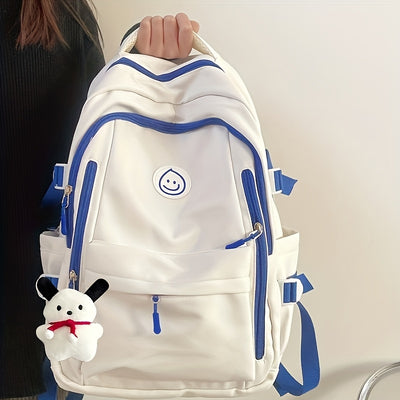 Schoolbag Female Junior High School Student High Capacity Korean Fashion Versatile College Style High School Student Backpack