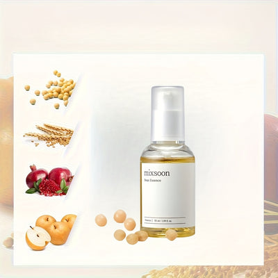 Mixsoon Bean Essence Serum - Hydrating & Refining Face Serum With Hyaluronic Acid & Natural Extracts - Korean Skincare For Radiant Skin - 1, 6 Fl Oz