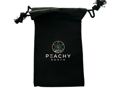 Peachy Earth Stash Bag